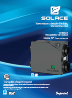 Greentek - Ventilateur récupérateur de chaleur Séries Solace XPH VRC
